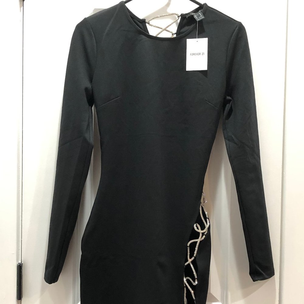 Asymmetrical Lace-Up Mini Dress